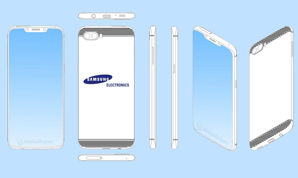 New Samsung Galaxy Patent App. Copies the iPhone X ‘Notch’