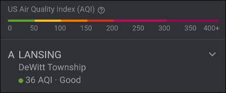 Air Quality info