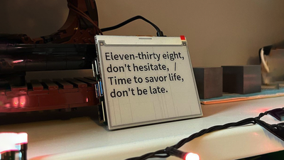 ChatGPT Gets Poetic in This Raspberry Pi-Powered Clock