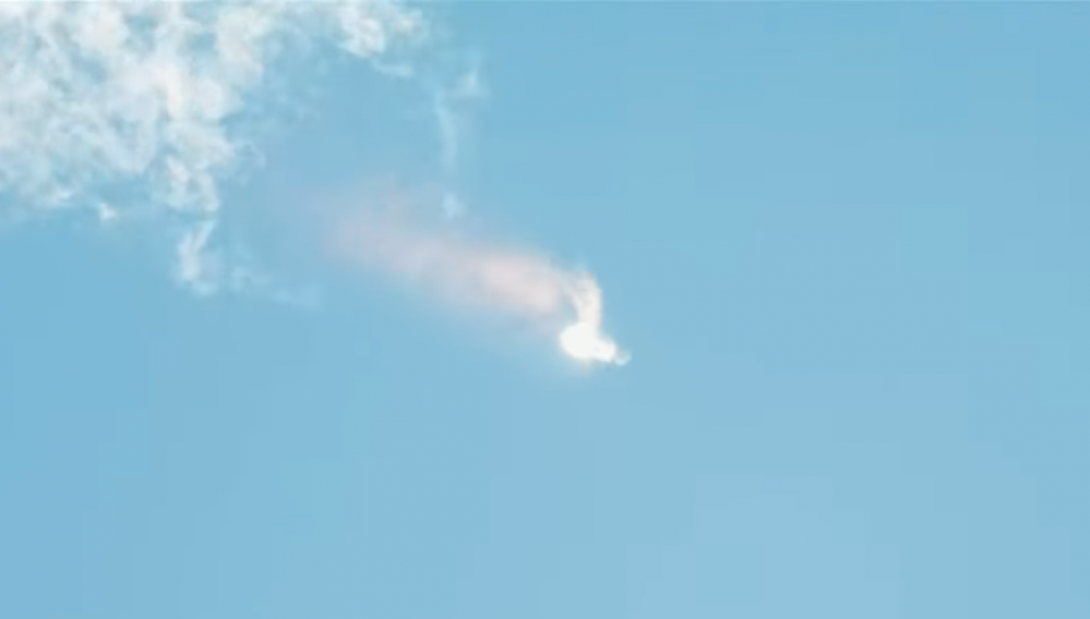 Watch SpaceX’s giant Starship rocket explode