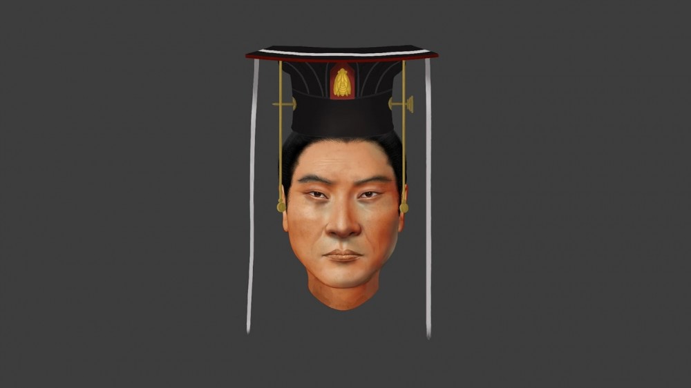 Scientists recreate the face of an ancient Chinese emperor